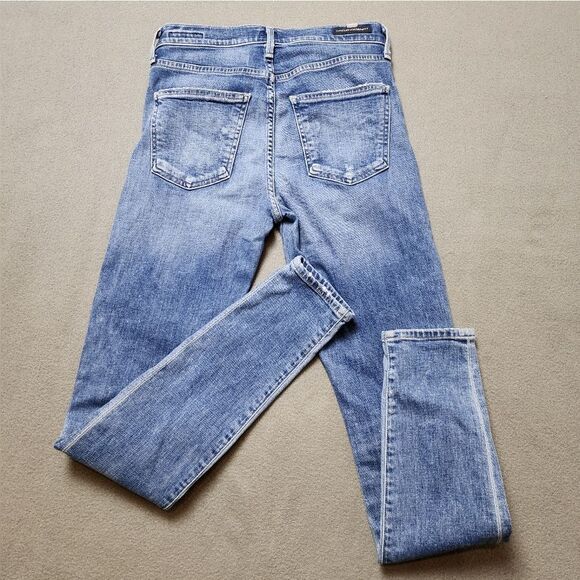 Citizens of Humanity Rocket jeans High Rise Skinny Sz 25 Distressed - Picture 13 of 16